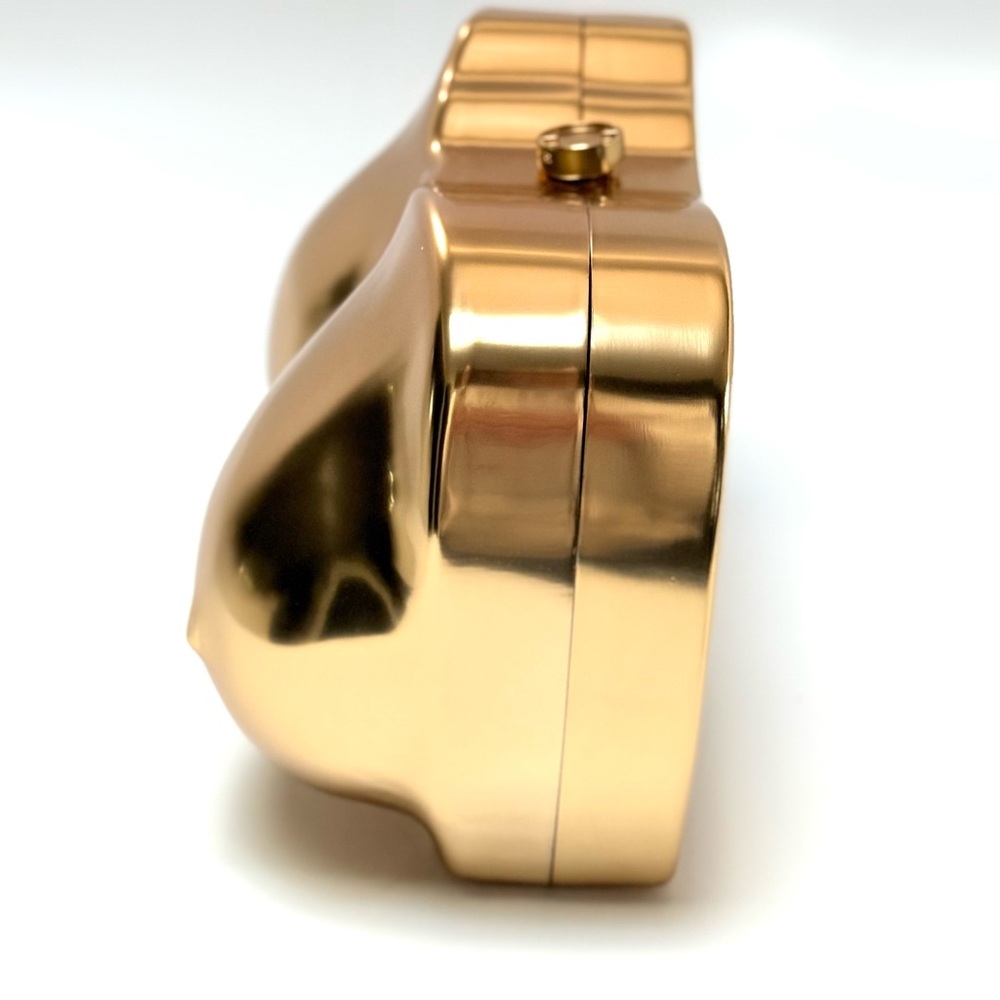 Cult Gaia Reina Clutch in Brushed Brass — $898 NWT - Picture 10 of 15